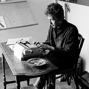 Dylan at the Typewriter